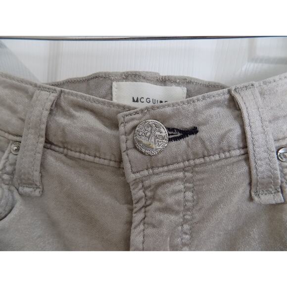 MCGUIRE skinny jeans velvet pants womens size 27 - Picture 4 of 5